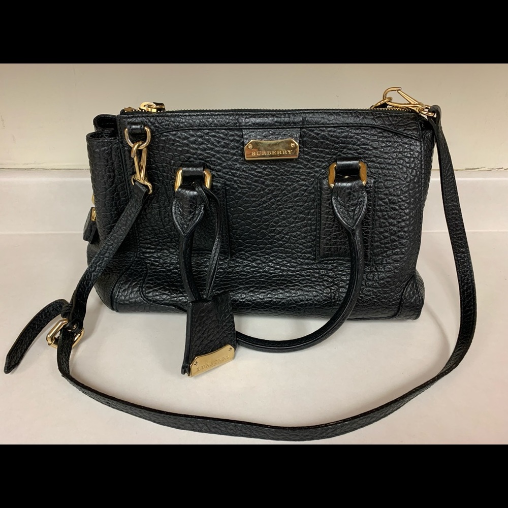 Burberry Heritage Grain Small Gladstone Black